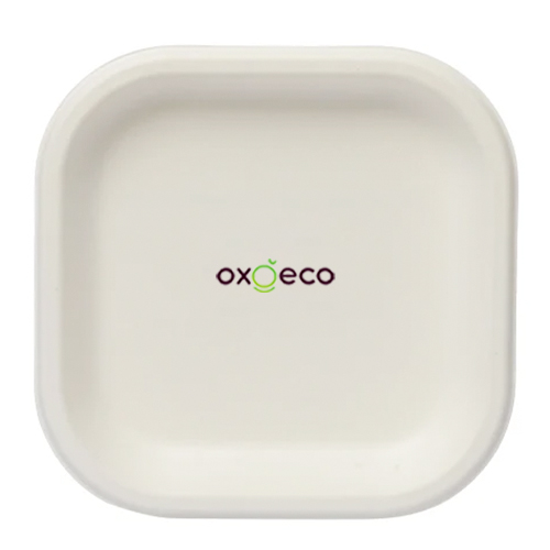 Bagasse Based Compostable _ 7” Square Plates